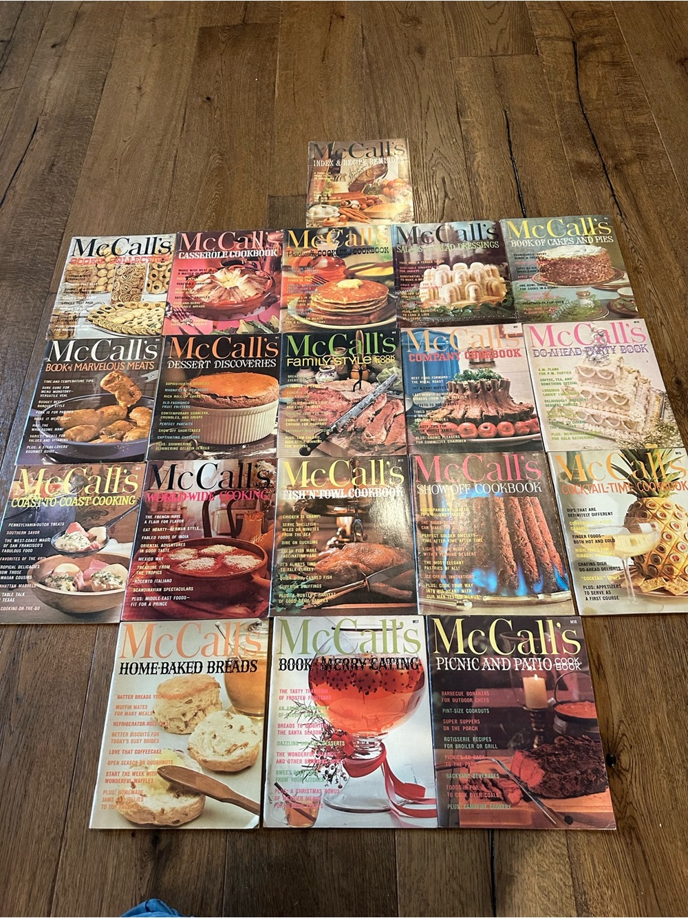 Vintage Complete set Mc’Calls Cookbooks